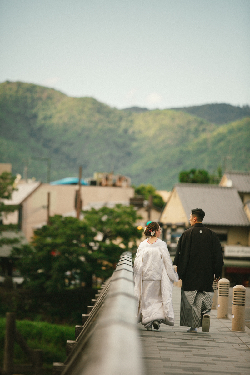 渡月橋でお散歩。