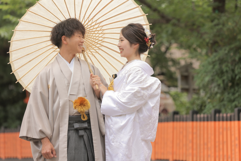 さっそく笑顔のおふたり♪