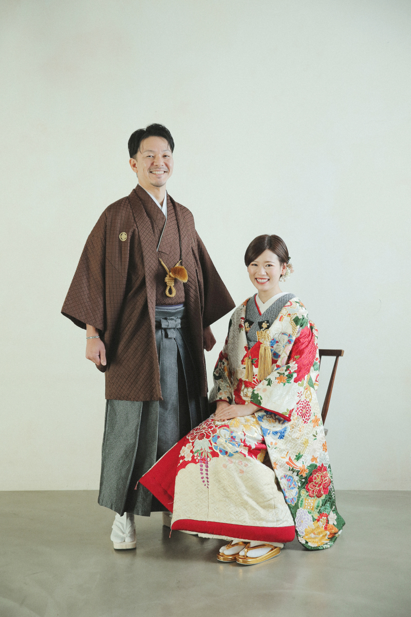 定番のポーズで