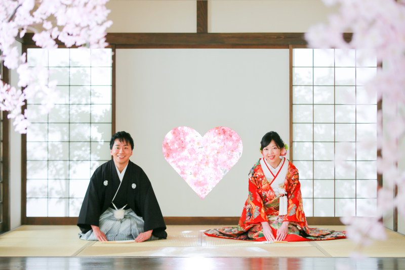 屋内庭園には『桜』が満開です。