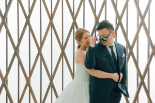 スタジオでオリジナル写真を