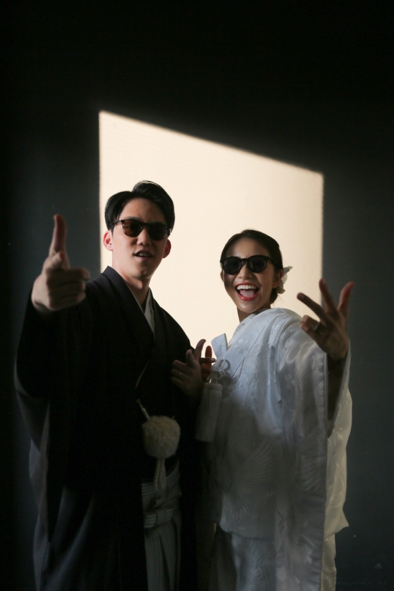 息ぴったりのおふたり♡