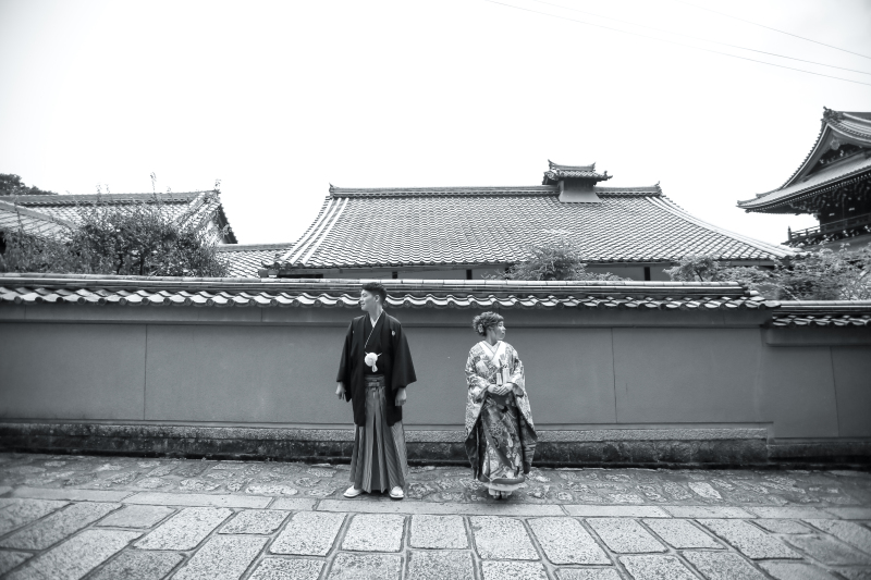 梅雨空をシックに彩る金戒光明寺＾＾