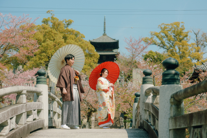 極楽橋で立ちショット♪