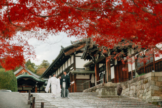 紅葉に彩られた秋の京都