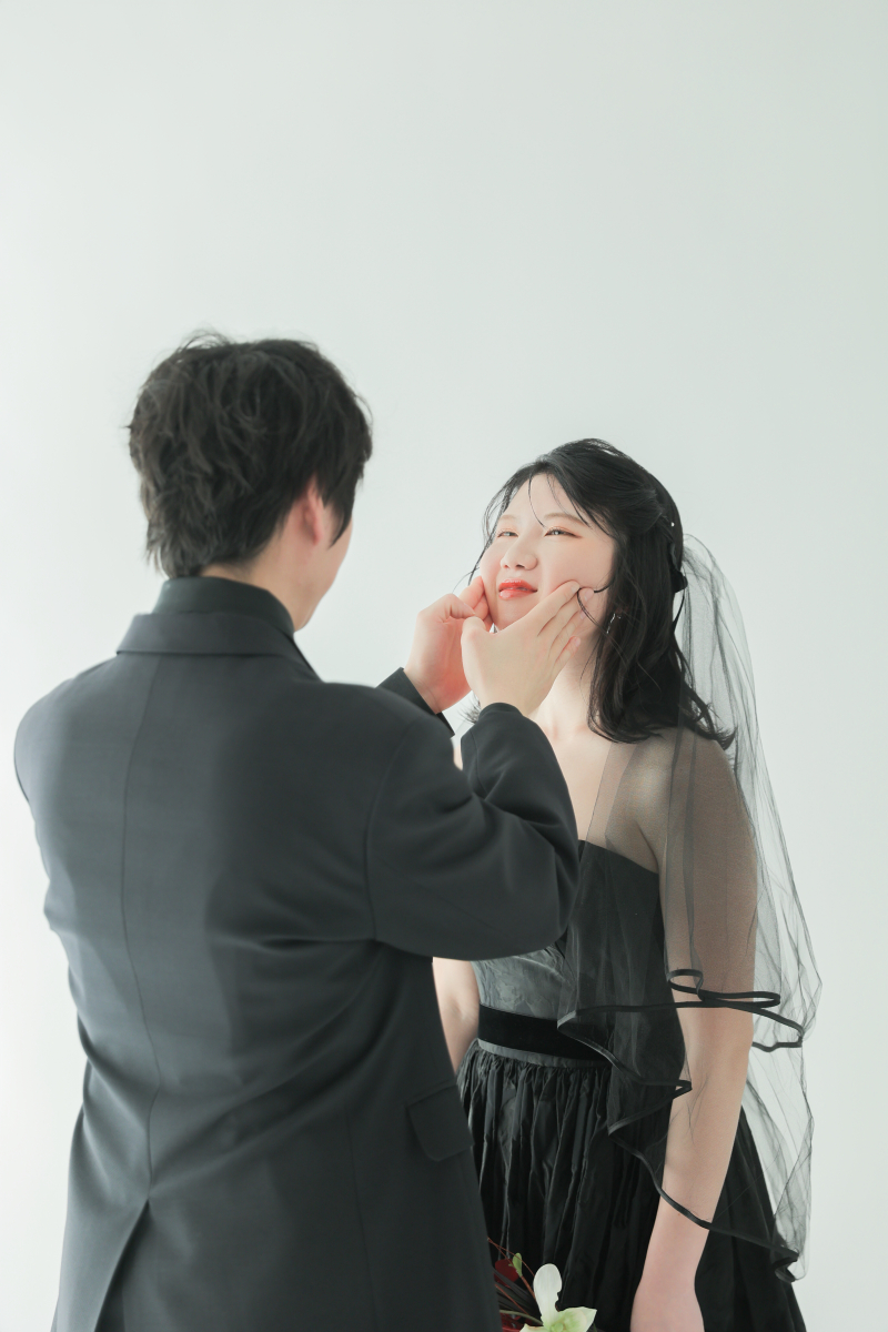されるがままの新婦様