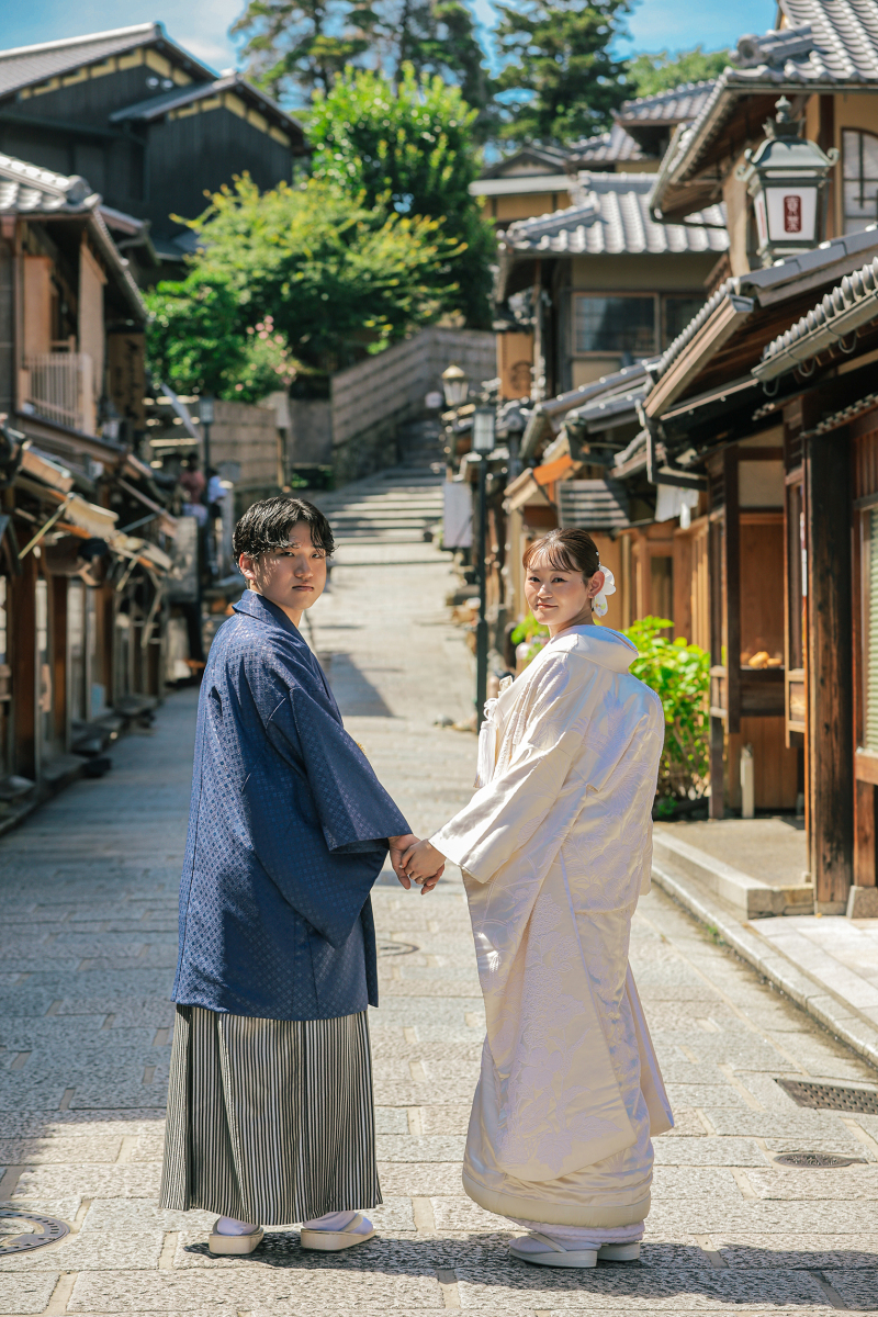 二年坂で。