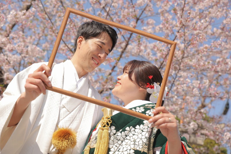 フレームを使って♪