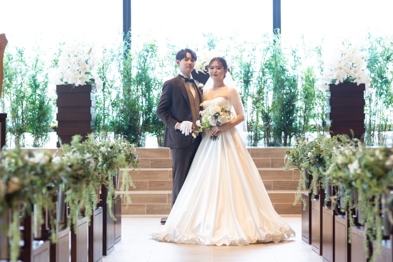 挙式会場での撮影プラン