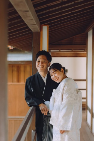 大覚寺のロケーション！笑顔が絶えない前撮り撮影♪