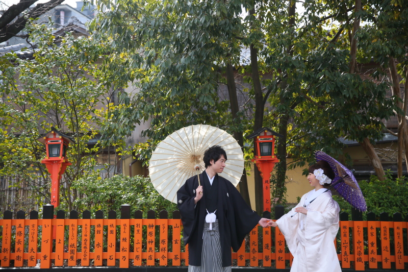 傘ショット～♪