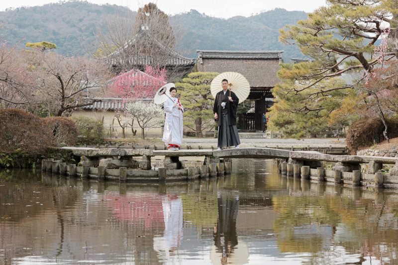 素敵なお庭で。