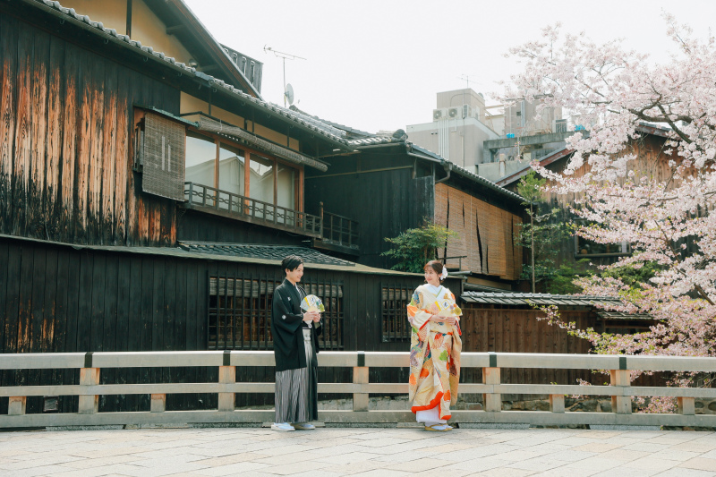 桜の祇園ロケーション