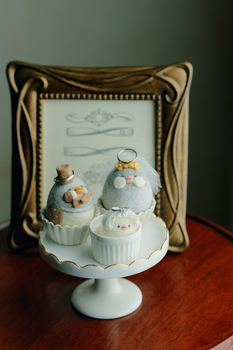 おふたりのお気に入りのアイテムも◎