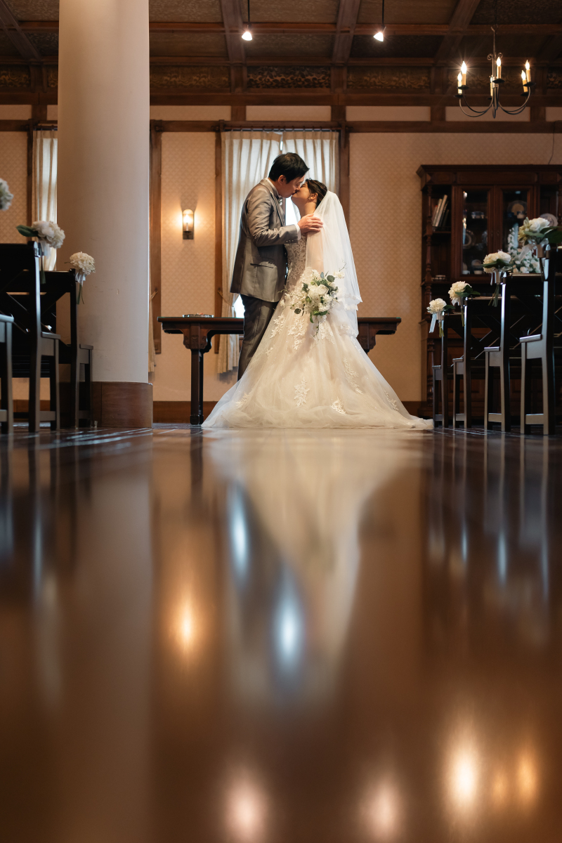 挙式シーンの流れを丁寧に撮影しております。