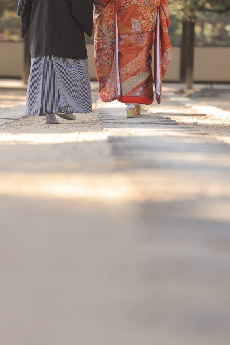 足元のショットも