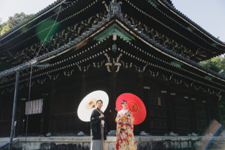 美しい泉涌寺で和装ロケーション
