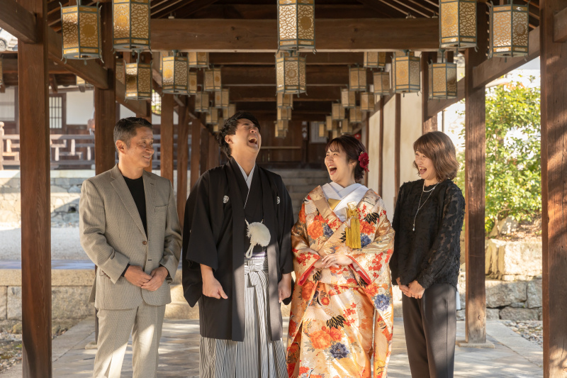 新婦様のご両親と