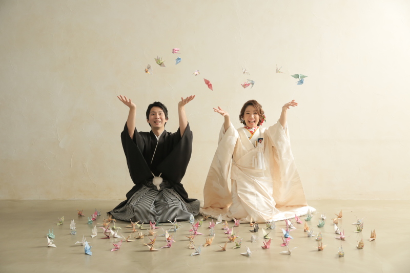 白無垢と紋付で洋ハウス