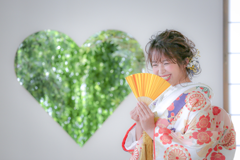 色打掛も白無垢も撮影したかったので…