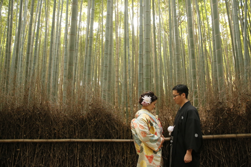 嵐山といえば竹林！