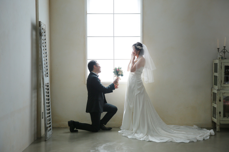 プロポーズといえばこのポーズ!