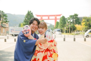 平安神宮で楽しさいっぱいの前撮り撮影！