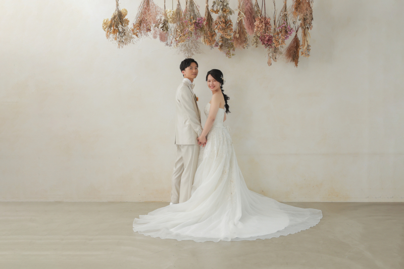 ドライフラワー✖️ドレス&タキシード