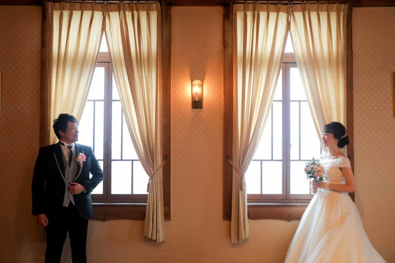 見つめあうふたり