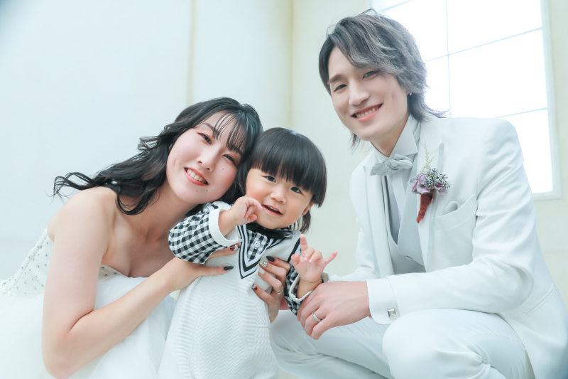 まずはご家族揃っての可愛いショット!