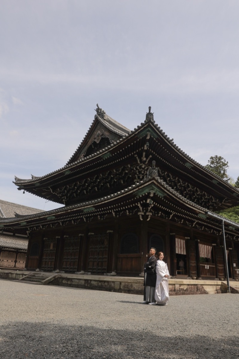 背中合わせショット