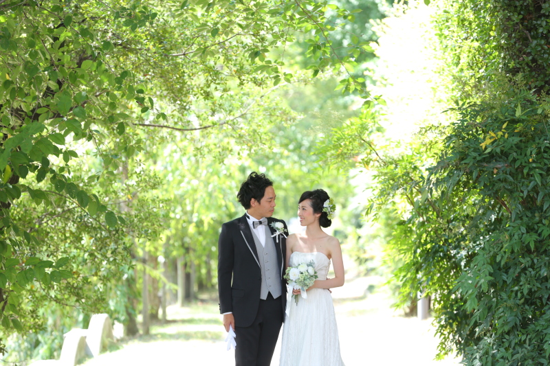 たくさんの緑とともに