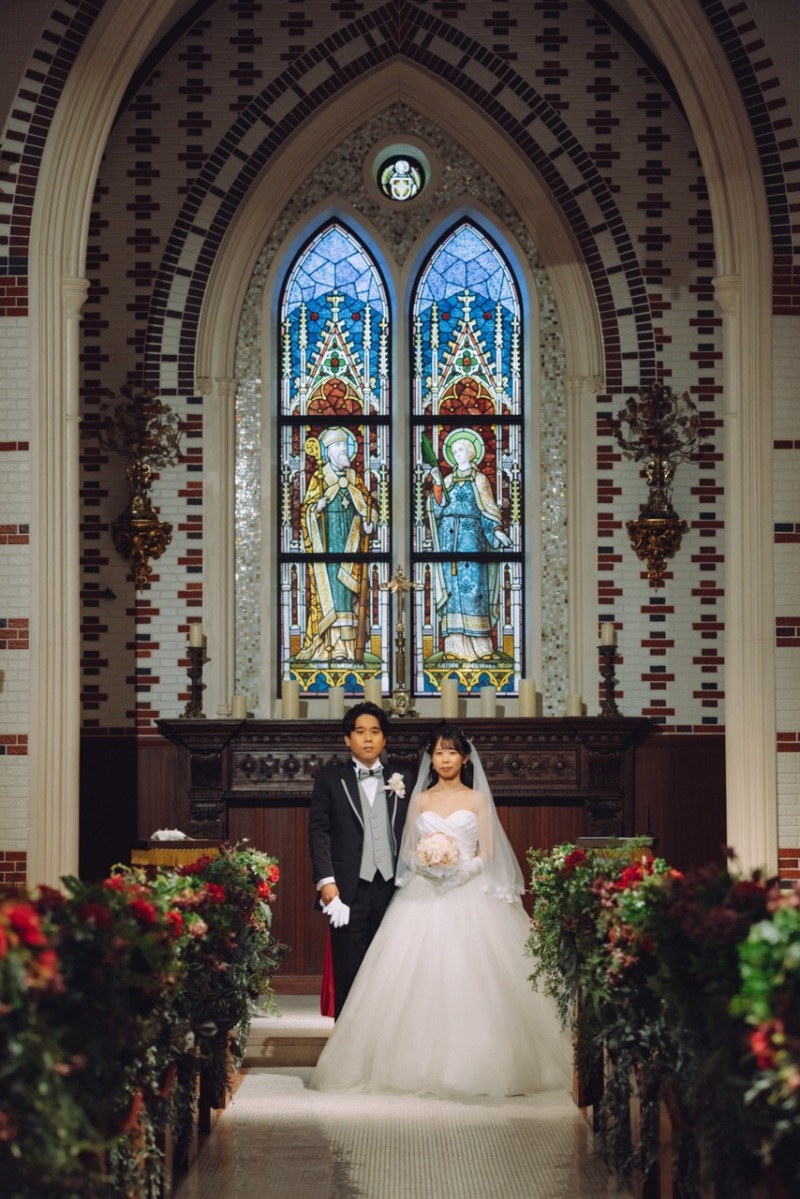 荘厳な雰囲気があるこちらのチャペル