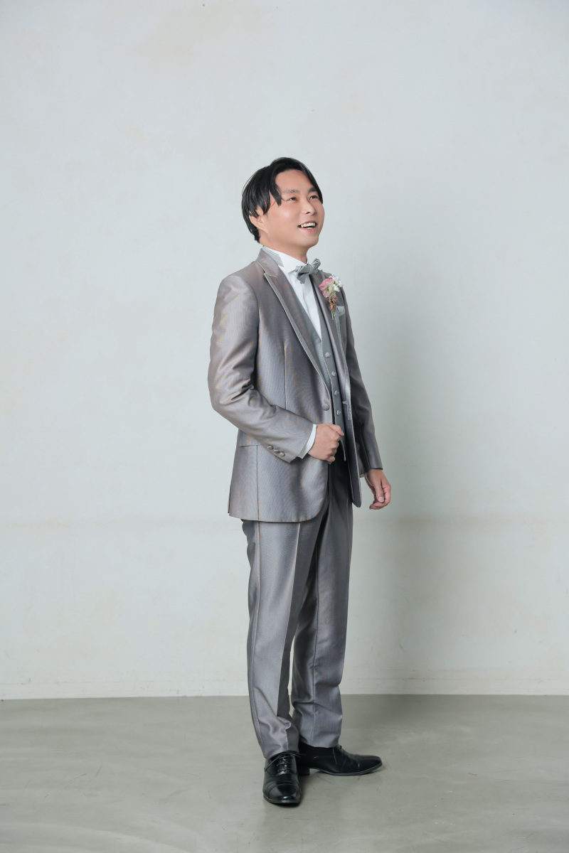 もちろん新郎様のソロカットも撮影いたします。