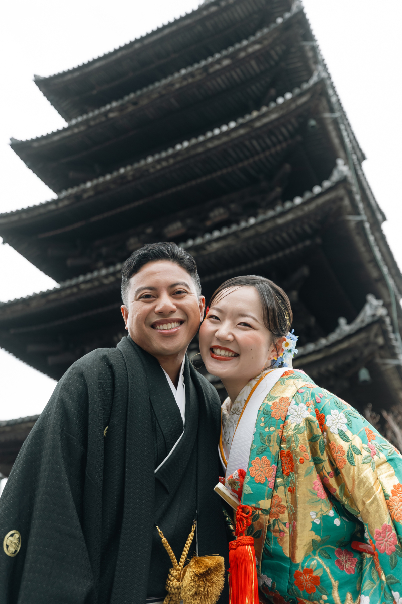 まず1枚目は八坂の塔でのこの1枚