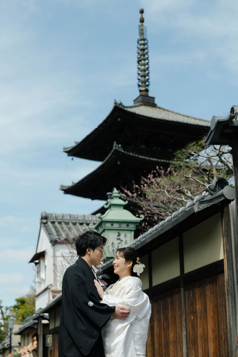  五重塔との撮影も