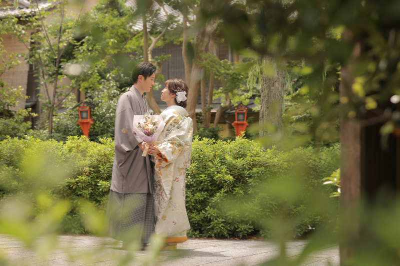 見つめ合いショット