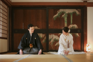 １２月の随心院でロケーションフォト