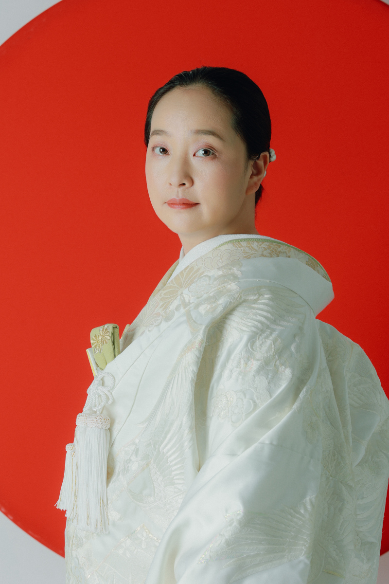 新婦様のソロ撮影。