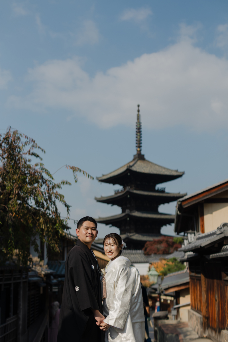 二年坂を進んで八坂の塔に