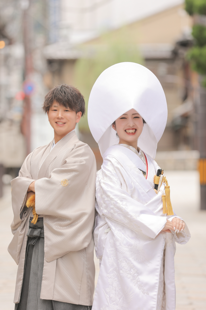 綿帽子をかぶって・・・