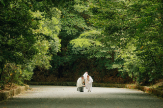 まるで二人だけの世界〜泉涌寺〜