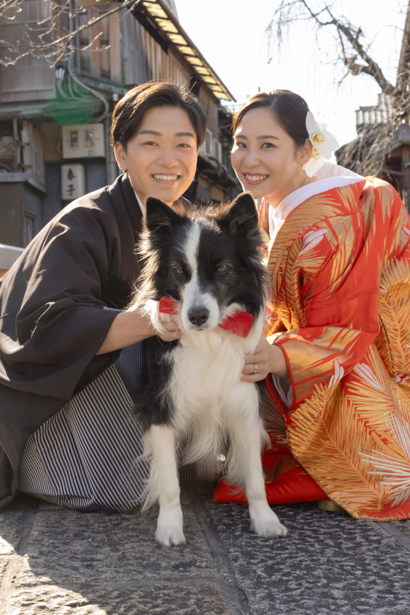 ワンちゃんと祇園ロケーション【Photographer:Ikematsu】