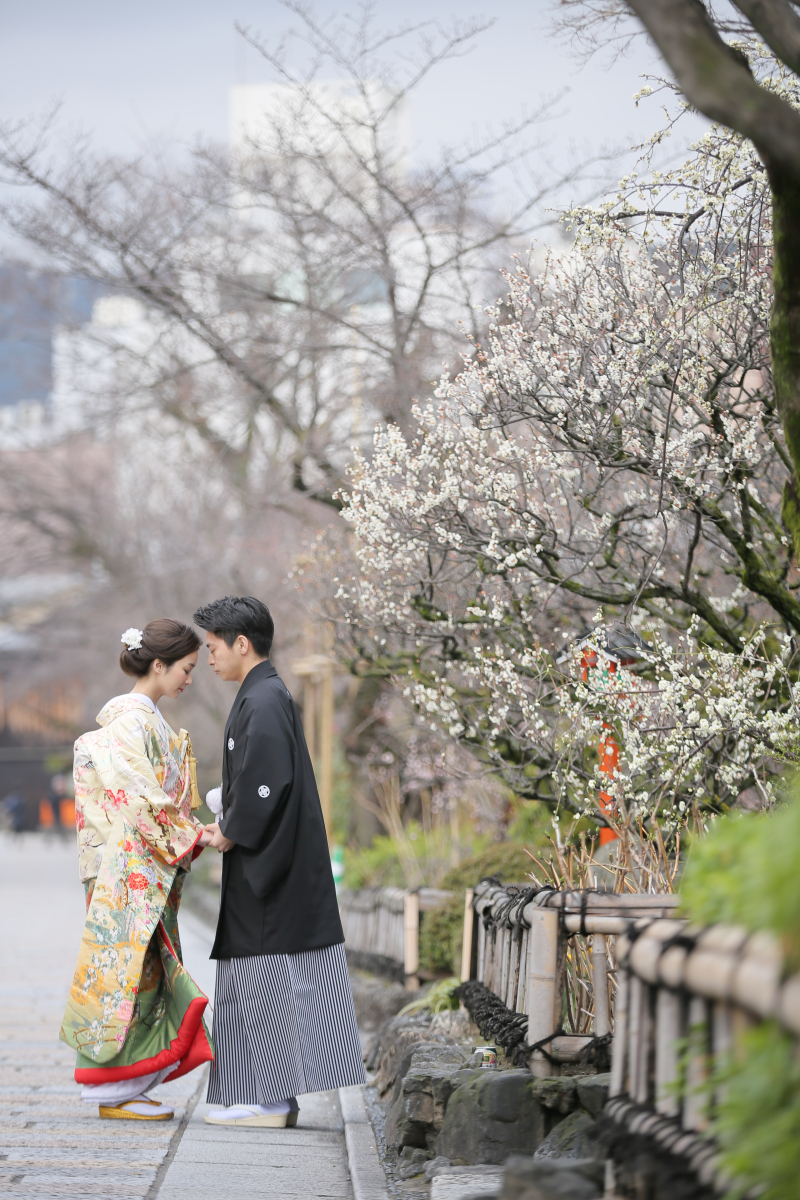 春の訪れを感じさせる梅の花。