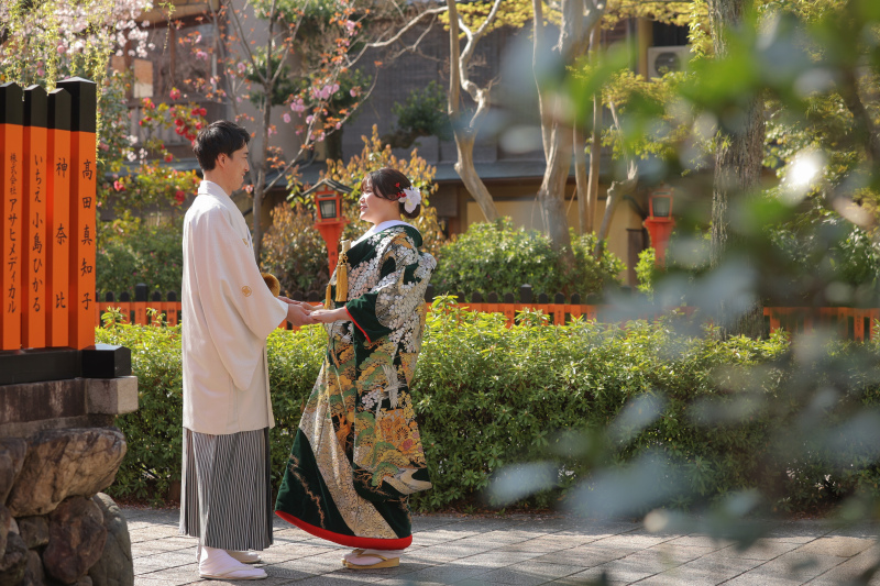 祇園の街並みの中で・・・