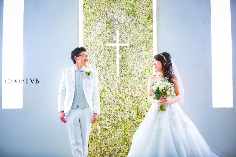 憧れのチャペルでフォトウェディング♪