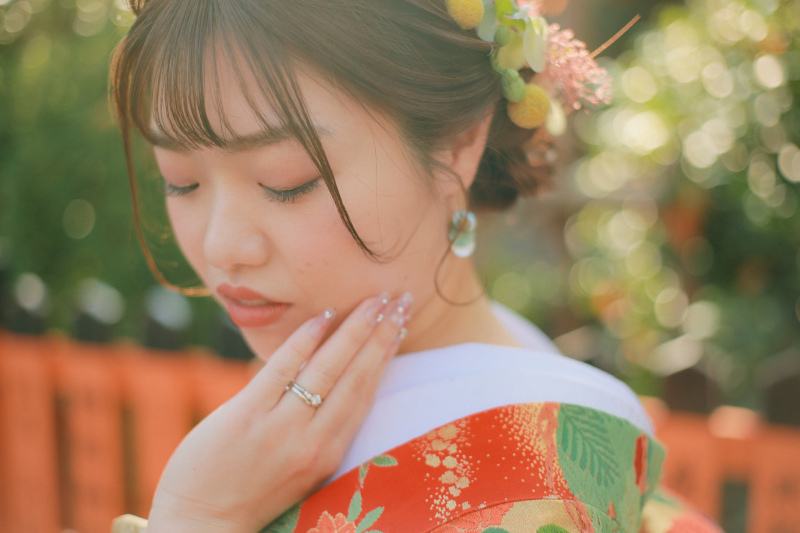 新婦様のソロショット