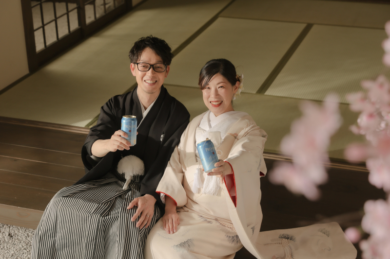 お二人の好きなビールで乾杯！