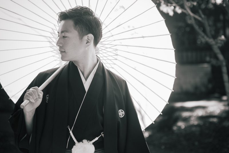 新郎様のソロカットも