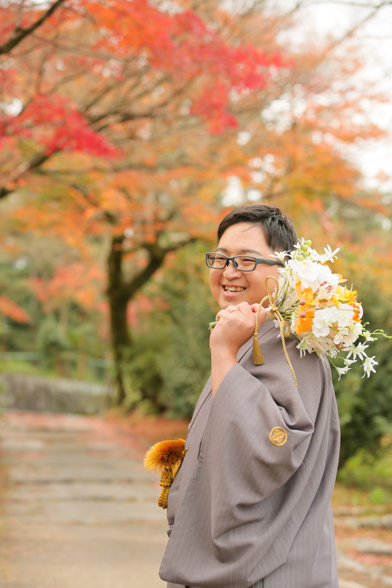 ご新郎様のソロショット